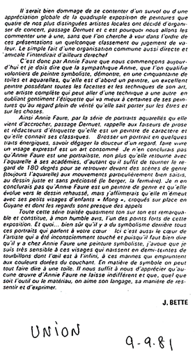 Press archive 1981 - no. 16