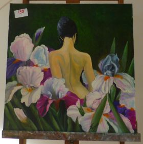 Nude With Iris
