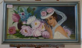 Peony And Hat