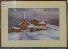 Village In Winter