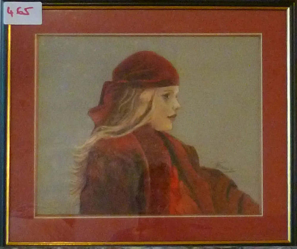 La Dame Au Foulard Rouge